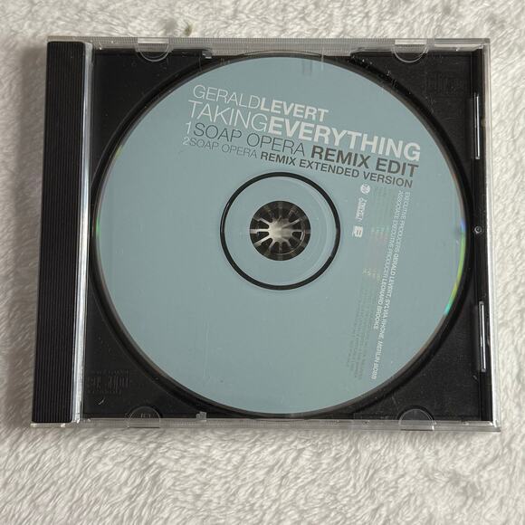 Gerald Levert 1998 Promo CD Single Taking Everything Soap Opera Remix Edit - Picture 1 of 4